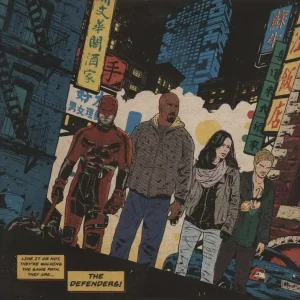 Marvel The Defenders - Split Coloured Vinyl US 2-LP vinyl set Warranty Included