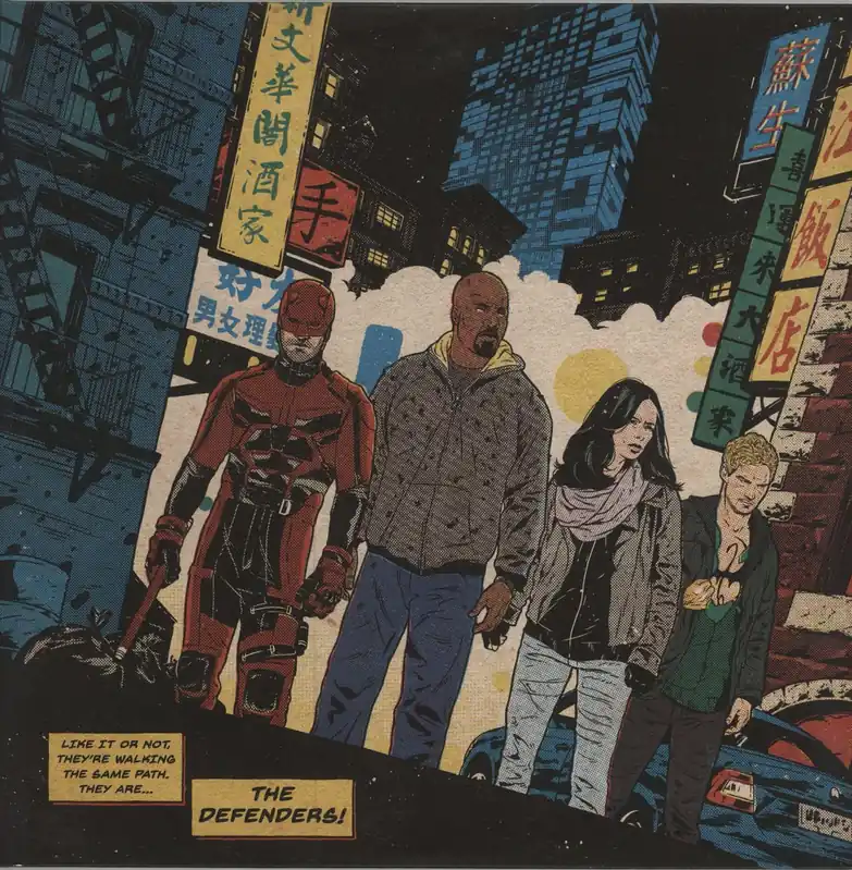 Marvel The Defenders - Split Coloured Vinyl US 2-LP vinyl set Warranty Included