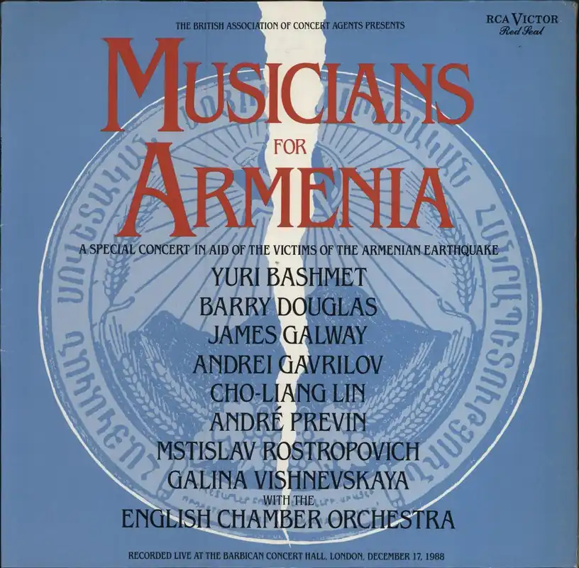 Flash Sale Various Artists Musicians For Armenia German Vinyl LP