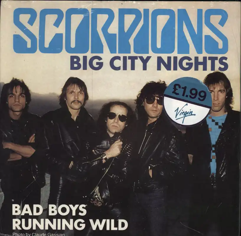 Secure Checkout Scorpions Big City Nights + shrink UK 12" vinyl