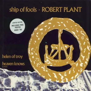 Robert Plant Ship Of Fools + Poster UK 12" vinyl Holiday Sale
