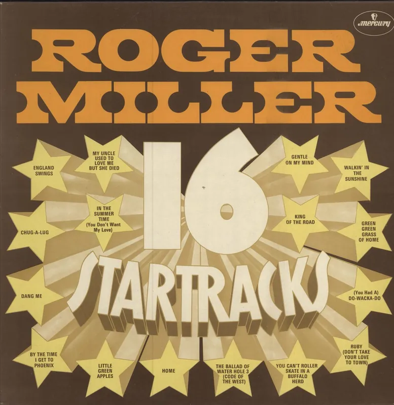 Roger Miller (Country) 16 Startracks UK Vinyl LP Don’t Miss Out