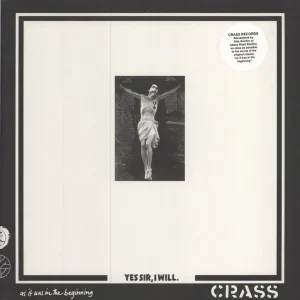 Crass Yes Sir I Will UK Vinyl LP Handmade