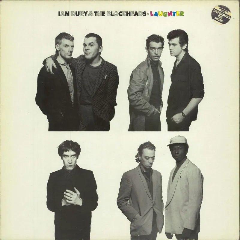 Ian Dury Laughter + Ian Dury & Davey Payne inner UK Vinyl LP Top Pick