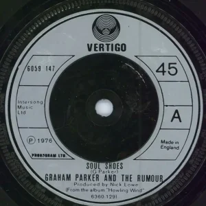 Graham Parker Soul Shoes UK 7" vinyl Mega Sale