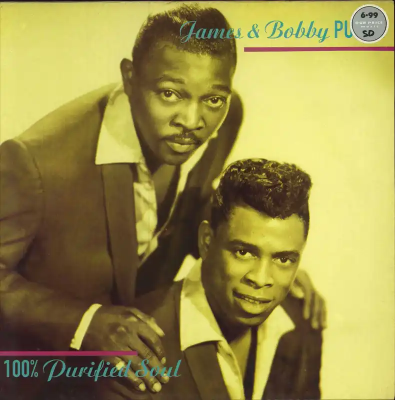 James And Bobby Purify 100% Purified Soul UK Vinyl LP Limited Offer