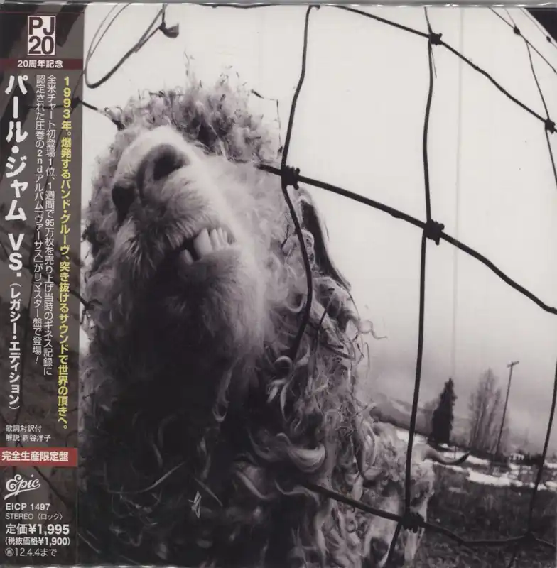 Premium Pearl Jam Vs. Japanese CD album
