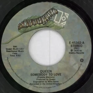 Queen Somebody To Love - Caterpillar - PRC (B) US 7" vinyl One Day Deal