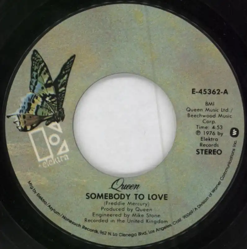 Queen Somebody To Love - SP - Butterfly US 7" vinyl Factory Price