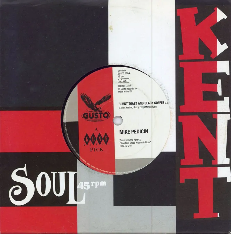 Limited Time Mike Pedicin Burnt Toast And Black Coffee UK 7" vinyl