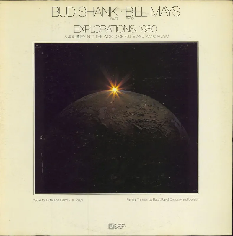 Bud Shank Explorations: 1980 - A Journey Into The World Of Flute And Piano Music US Vinyl LP Affordable