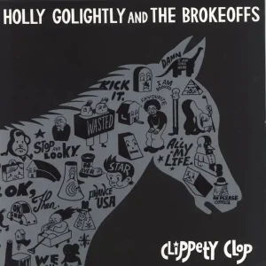 Holly Golightly Clippety Clop - Grey & Black Swirl Vinyl UK Vinyl LP Clearance