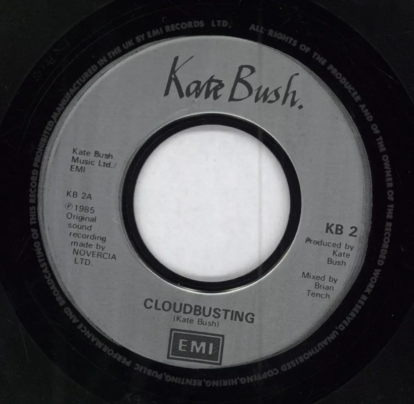 Kate Bush Cloudbusting - Jukebox UK 7" vinyl Modern