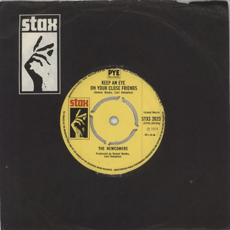The Newcomers Keep An Eye On Your Close Friends UK 7" vinyl Top Rated