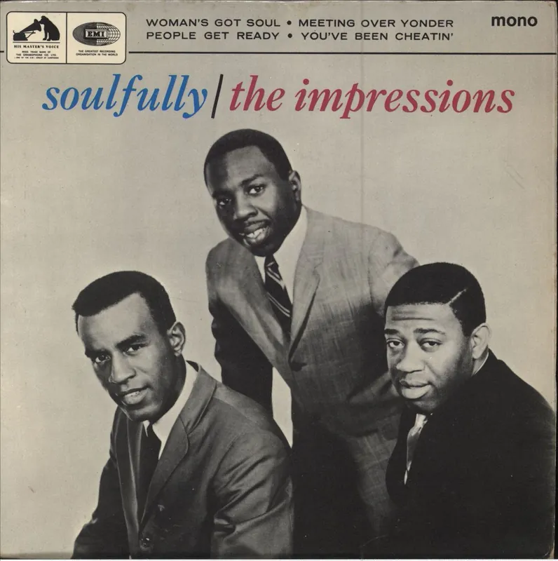 The Impressions Soulfully UK 7" vinyl Trusted Brand