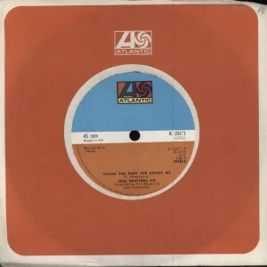 Weekend Sale Soul Brothers Six Thank You Baby For Loving Me UK 7" vinyl