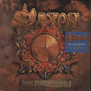Saxon Into The Labyrinth - 180 Gram Neon Orange - Sealed UK Vinyl LP Viral