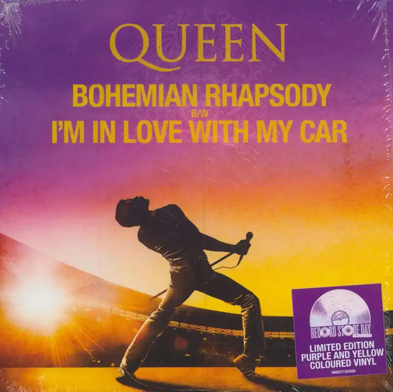 Get Yours Queen Bohemian Rhapsody - RSD19 - Coloured Vinyl UK 7" vinyl