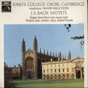 Secure Checkout The Choir Of King's College, Cambridge J.S. Bach: Motets UK Vinyl LP