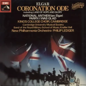 Fast Shipping Edward Elgar Coronation Ode UK Vinyl LP