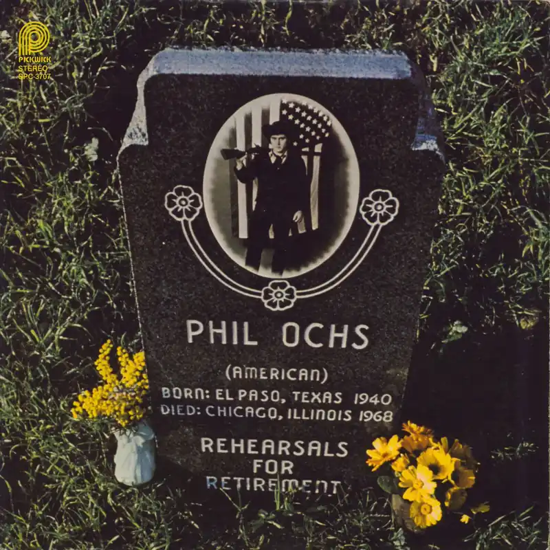 Genuine Phil Ochs Rehearsals For Retirement Canadian Vinyl LP