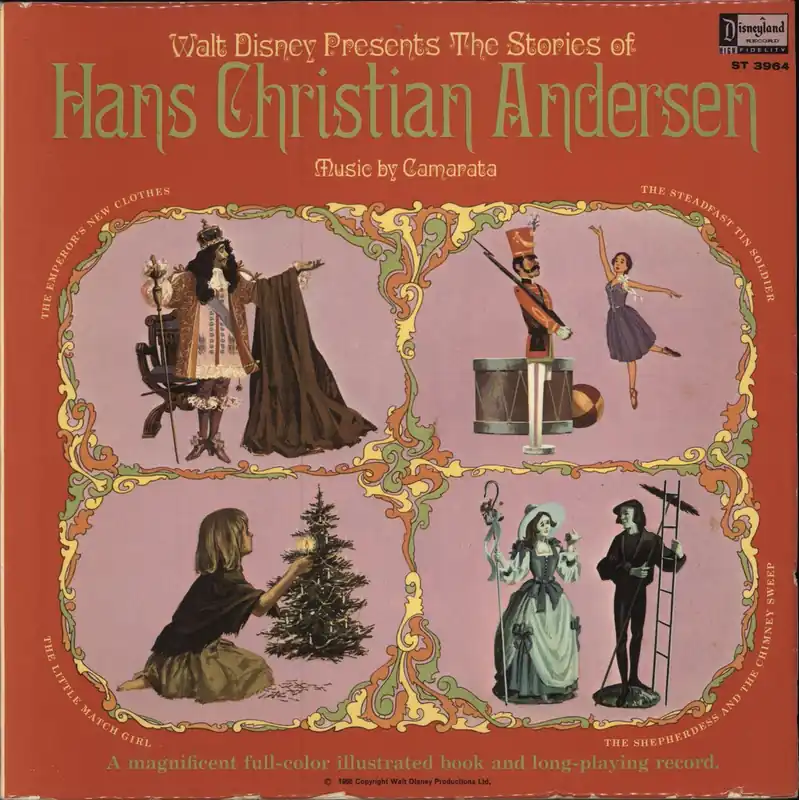 Walt Disney Walt Disney Presents The Stories Of Hans Christian Andersen UK Vinyl LP Cheap