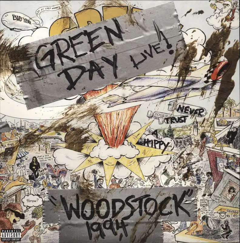 No Minimum Order Green Day Woodstock 1994 - RSD German Vinyl LP