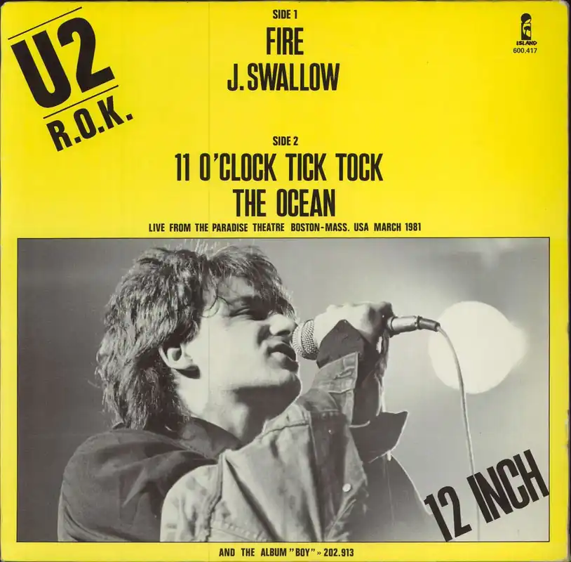 Special Offer U2 R.O.K. EP German 12" vinyl