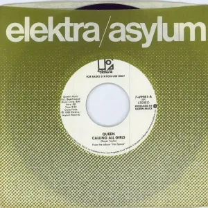 Queen Calling All Girls US Promo 7" vinyl Clearance