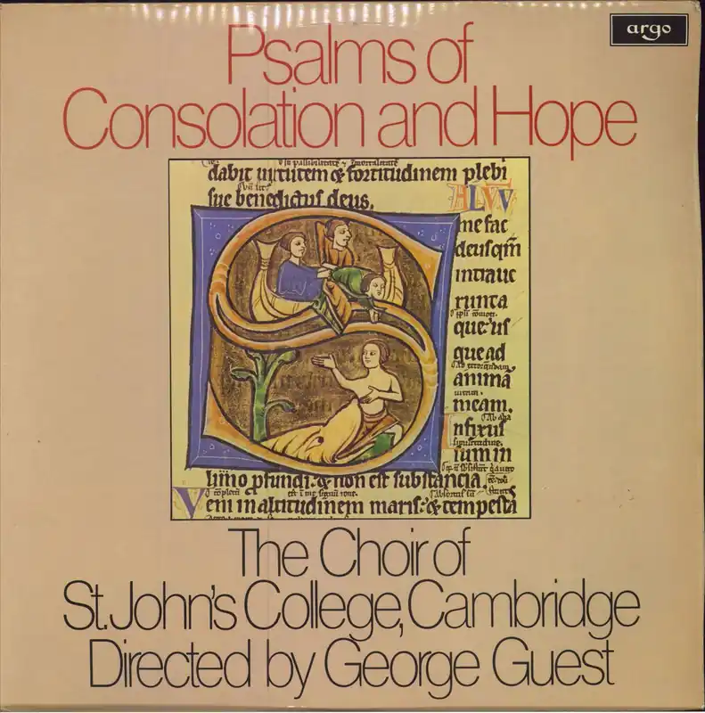 The Choir Of St. John's College, Cambridge Psalms Of Consolidation And Hope UK Vinyl LP One Day Deal