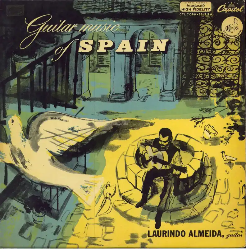 Laurindo Almeida Guitar Music Of Spain UK Vinyl LP Exclusive
