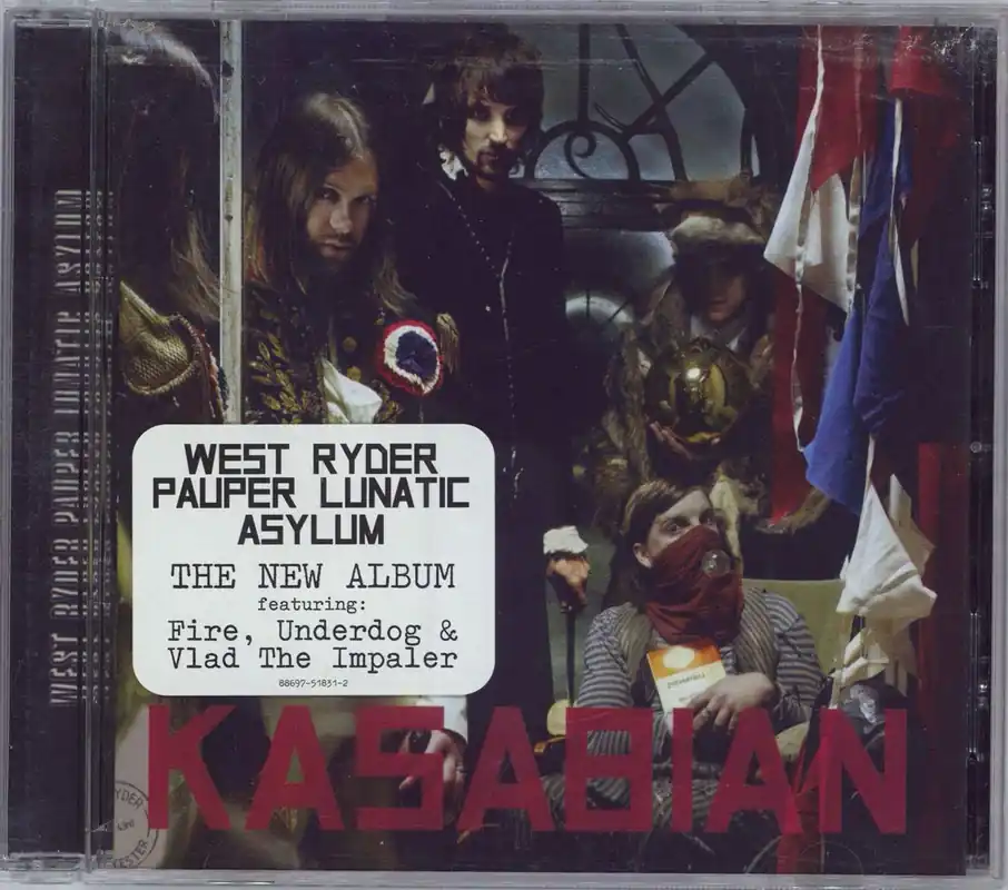 Low Price Kasabian West Ryder Pauper Lunatic Asylum US CD album
