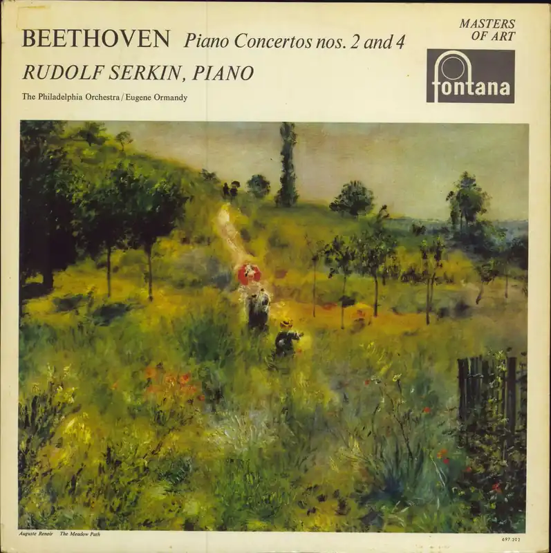 Rudolf Serkin Beethoven: Piano Concertos Nos. 2 and 4 UK Vinyl LP Must Have