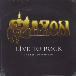 Sale Saxon Live To Rock: The Best Of 1991-2009 + T Shirt UK Vinyl LP