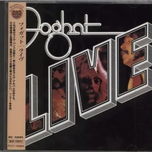 Genuine Foghat Live Japanese Promo CD album