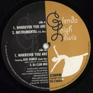 Last Chance Glenda Leigh Lewis Wherever You Are UK 12" vinyl