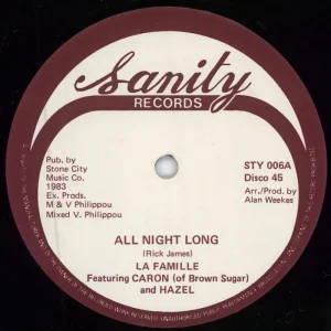 La Famille All Night Long UK 12" vinyl Secure Checkout