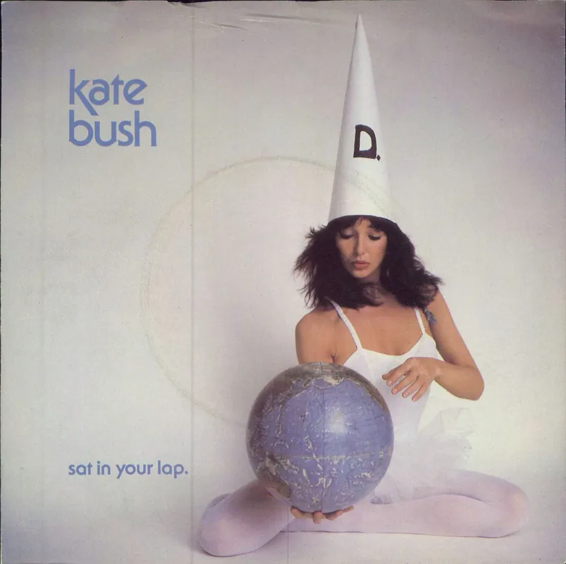 Money Back Guarantee Kate Bush Sat In Your Lap - 4pr + Promo Stickered UK Promo 7" vinyl