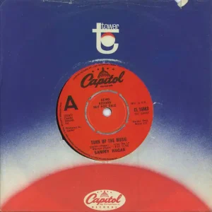 Trusted Brand Sammy Hagar Turn Up The Music UK Promo 7" vinyl