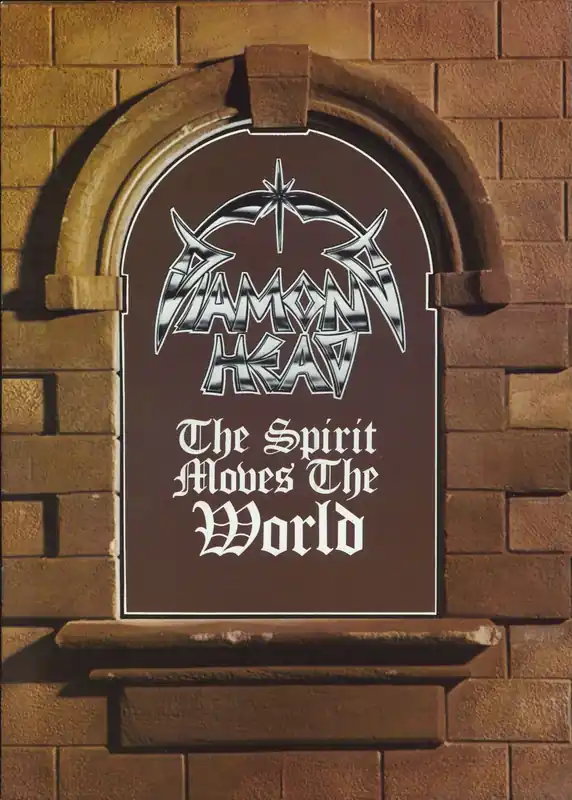 Diamond Head The Spirit Moves The World + Merchandise Insert & Stub UK Tour programme Best Price