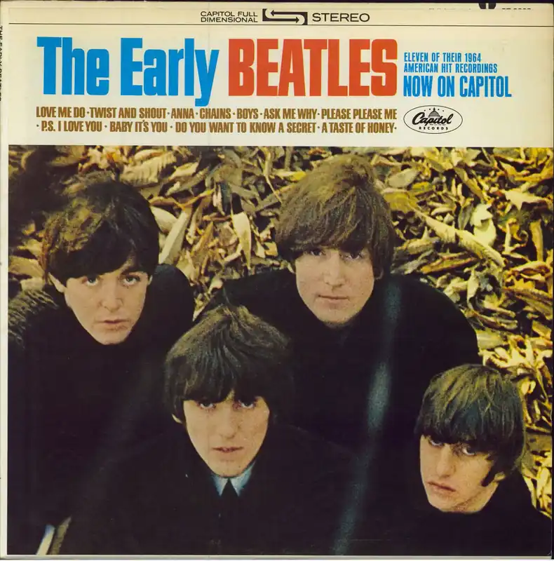 Premium The Beatles The Early Beatles - Peach label US Vinyl LP