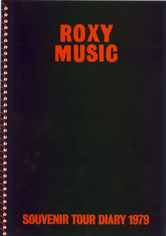 Roxy Music Souvenir Tour Diary 1979 + Stub UK Tour programme Free Shipping