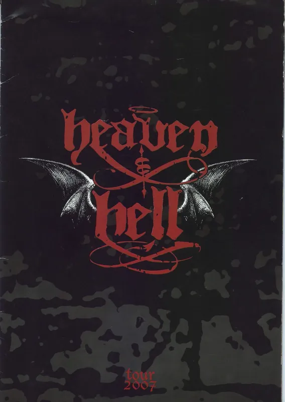 Heaven & Hell Tour + Ticket Stub UK Tour programme Luxury