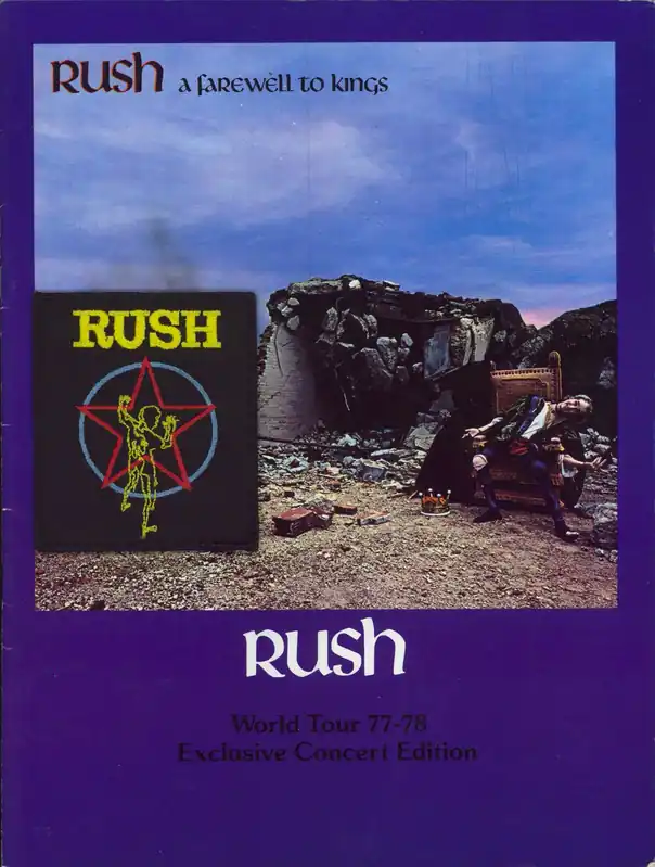 Fan Favorite Rush A Farewell To Kings + Patch UK Tour programme