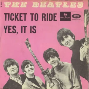 The Beatles Ticket To Ride Danish 7" vinyl Limited Edition