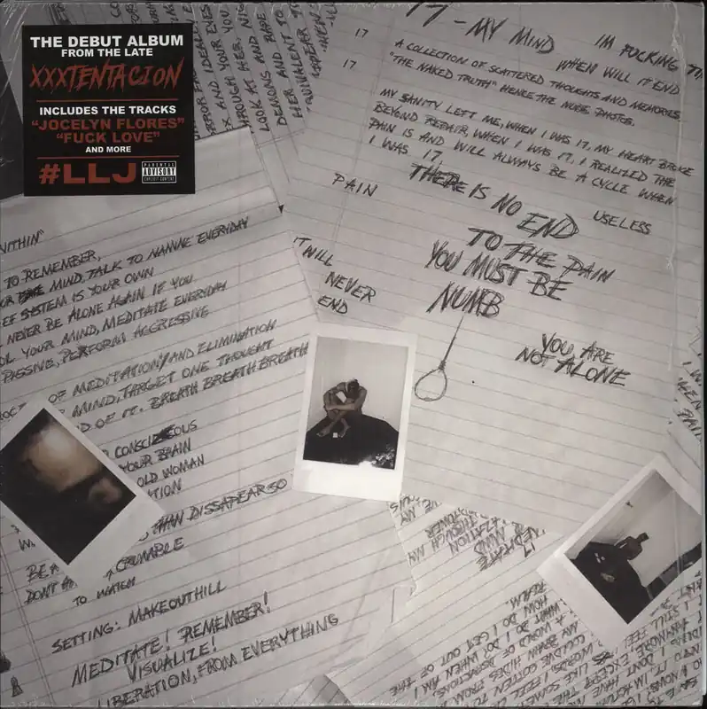 Xxxtentacion 17 + Hype Sticker US Vinyl LP Express Delivery