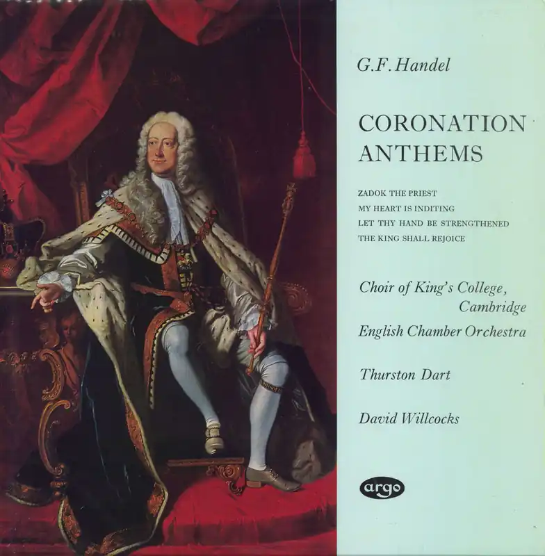 The Choir Of King's College, Cambridge G.F. Handel: Coronation Anthems - 1st UK Vinyl LP Flash Sale