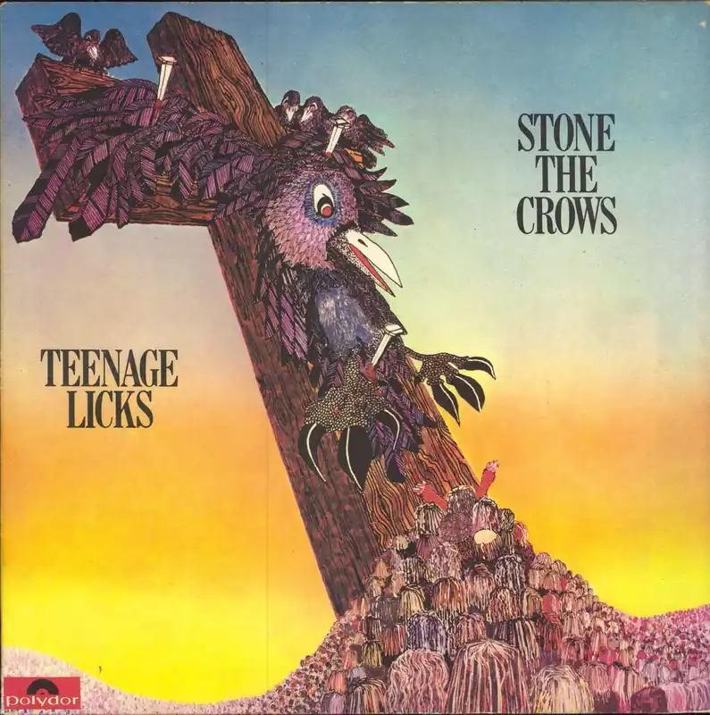 Stone The Crows Teenage Licks - VG/EX UK Vinyl LP Certified