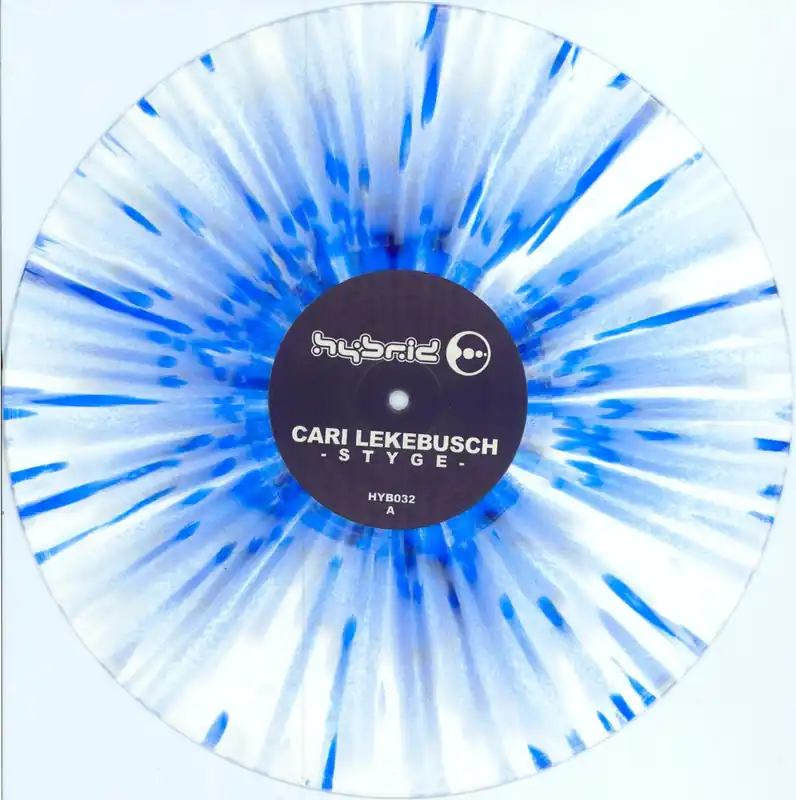 Cari Lekebusch Styge - White & Blue Splatter Vinyl Swedish 12" vinyl Reduced Price