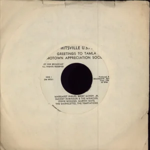 Various-Soul & Funk Greetings To Tamla Motown Appreciation Society UK Promo 7" vinyl Limited Offer